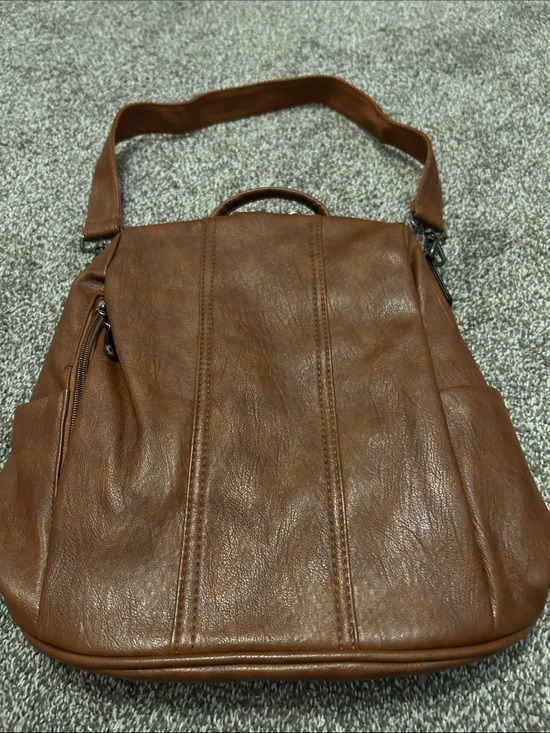 Handbags - Brown Crossbody Messenger Bag